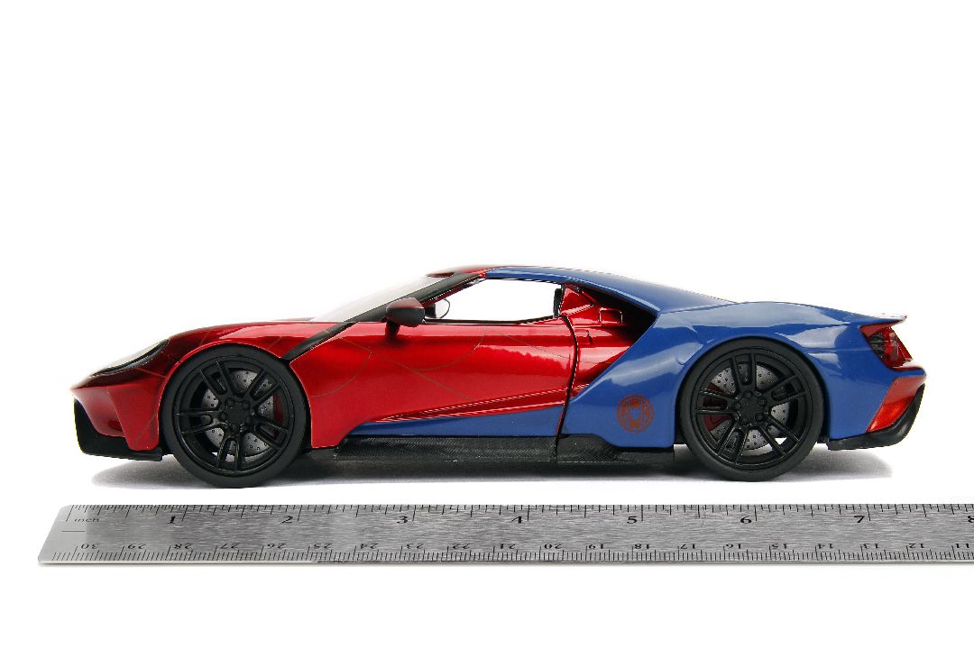 Jada 1/24 "Hollywood Rides" - Marvel 2017 Ford GT w/Spider-Man