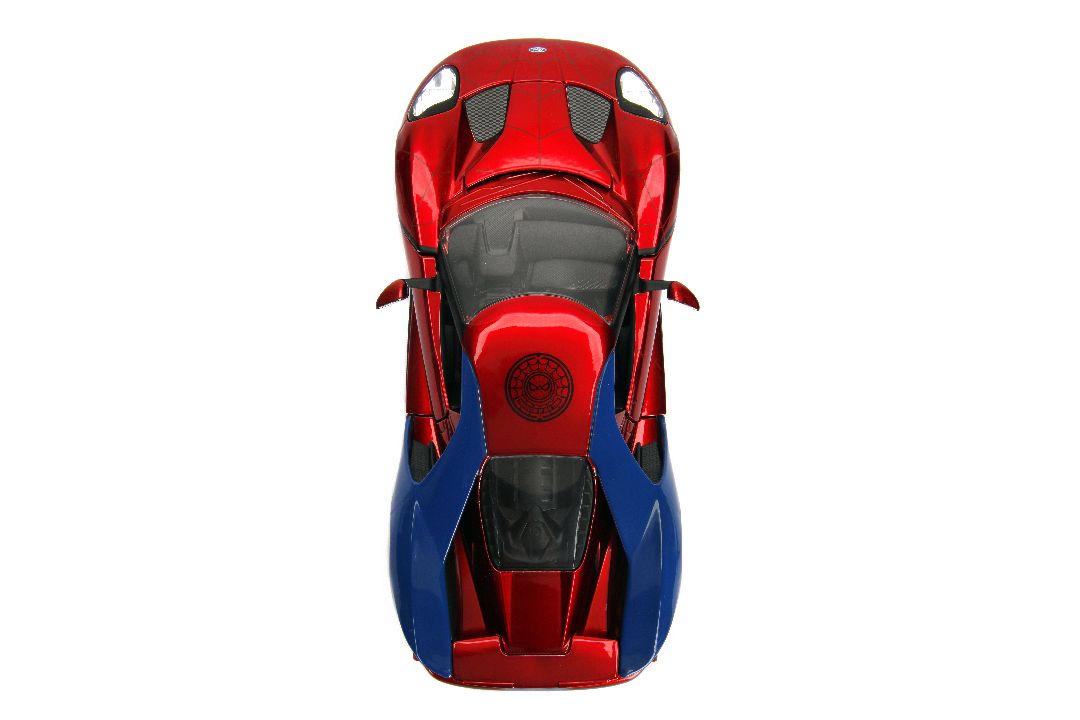 Jada 1/24 "Hollywood Rides" 2017 Ford GT w/ Spider-Man - Click Image to Close