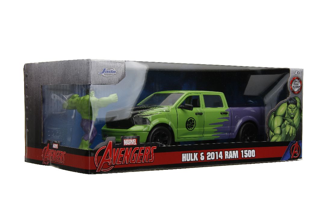 Jada 1/24 "Hollywood Rides" 2014 Ram 1500 Pickup with Hulk