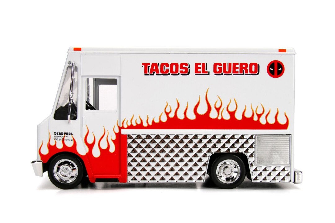 Jada 1/24 "Hollywood Rides" Deadpool Food Truck w/ Deadpool