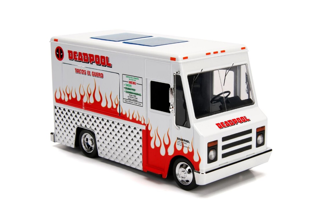 Jada 1/24 "Hollywood Rides" Deadpool Food Truck w/ Deadpool