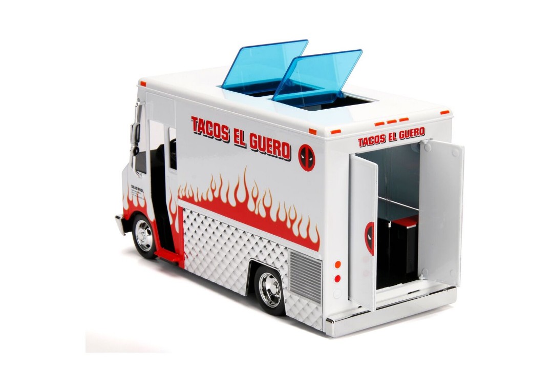Jada 1/24 "Hollywood Rides" Deadpool Food Truck w/ Deadpool