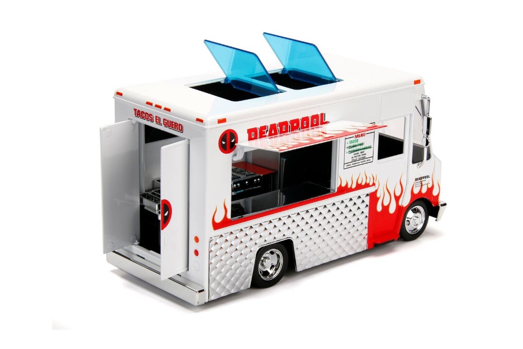Jada 1/24 "Hollywood Rides" Deadpool Food Truck w/ Deadpool