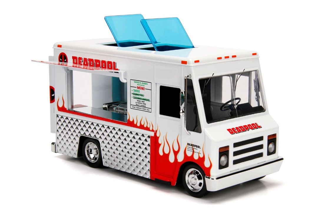 Jada 1/24 "Hollywood Rides" Deadpool Food Truck w/ Deadpool