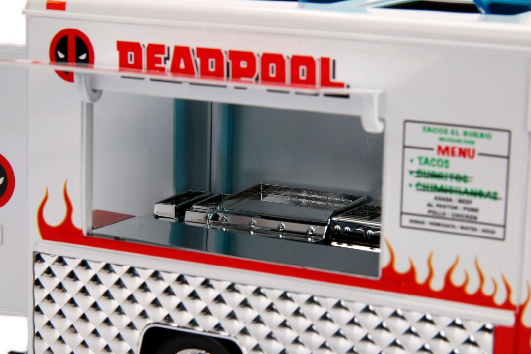 Jada 1/24 "Hollywood Rides" Deadpool Food Truck w/ Deadpool