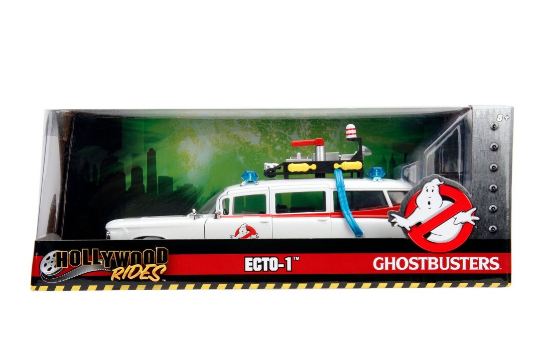 Jada 1/24 "Hollywood Rides" Ghostbusters ECTO-1 - Click Image to Close