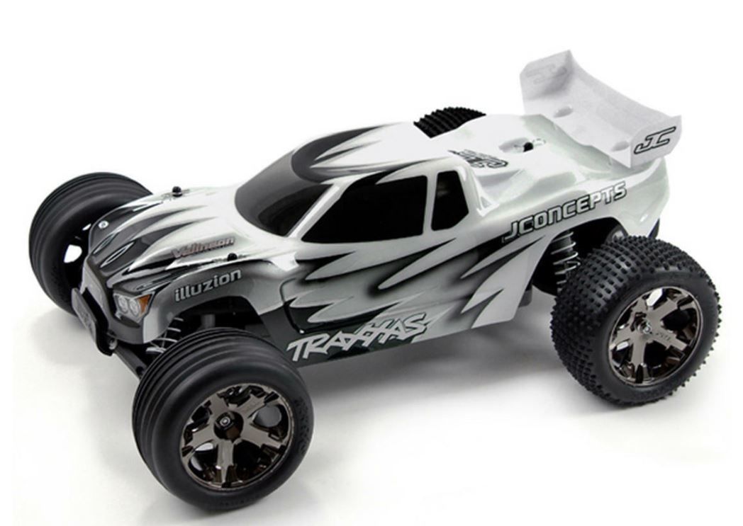 JConcepts Illuzion - Rustler VXL - Hi-Speed body (clear) w/ wing