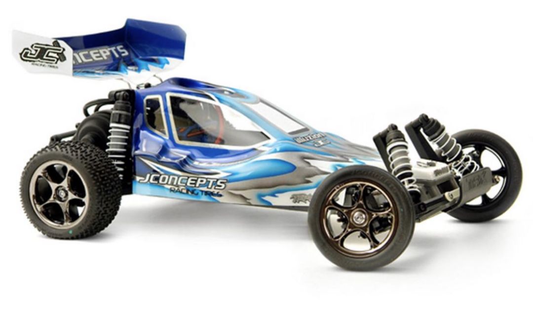 JConcepts Illuzion - Bandit - Hi-Speed body (clear) w/ 7" V-wing - Click Image to Close