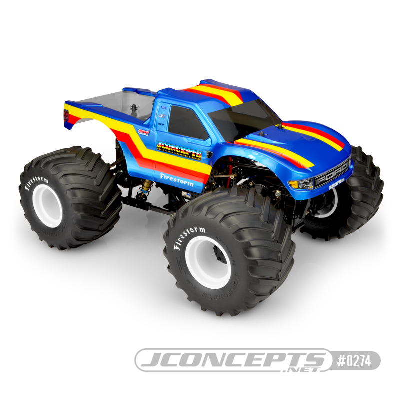 JConcepts 2010 Ford Raptor - MT body "Twenty One" - Click Image to Close