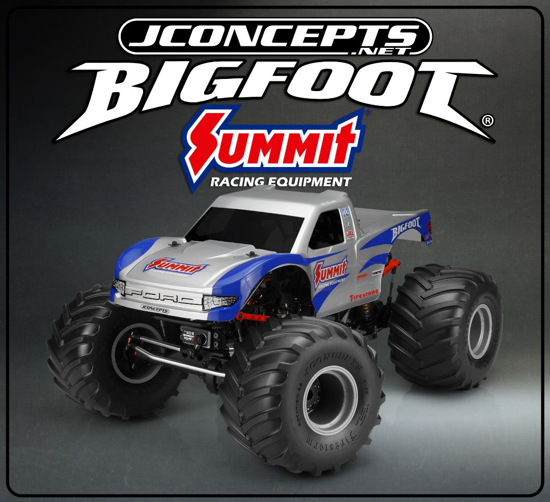 JConcepts 2010 Ford Raptor, Summit Racing Bigfoot "Scallop" Body