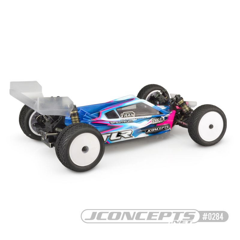 JConcepts P2 - TLR 22 5.0 Elite body w/ S-Type wing - Click Image to Close