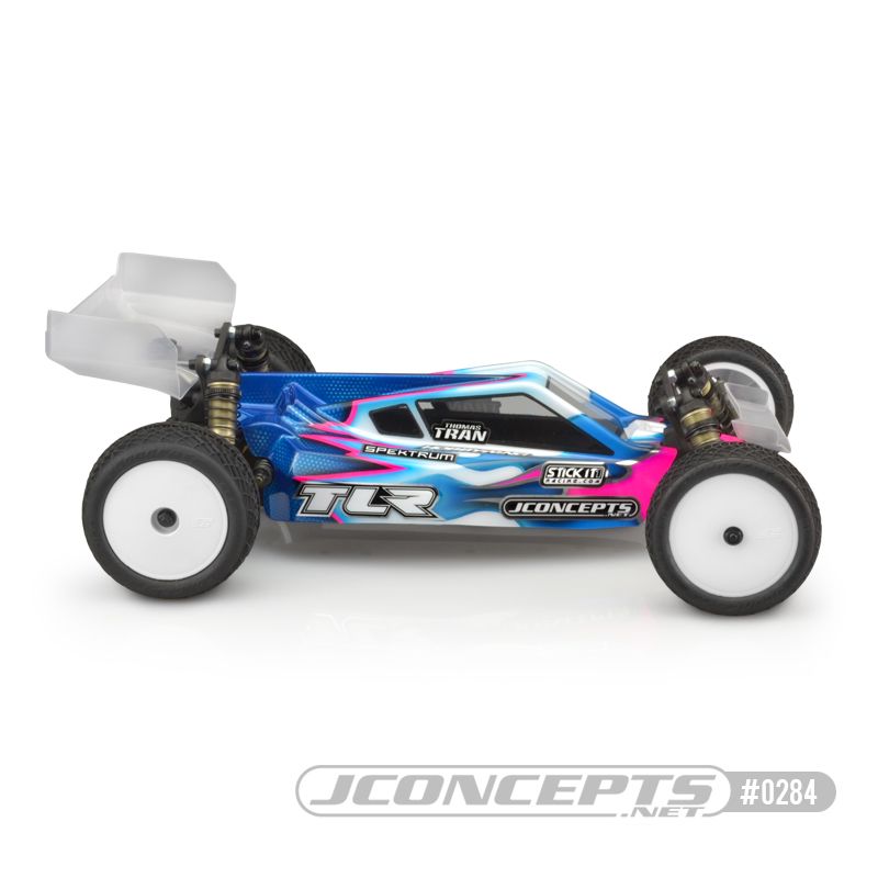 JConcepts P2 - TLR 22 5.0 Elite body w/ S-Type wing - Click Image to Close