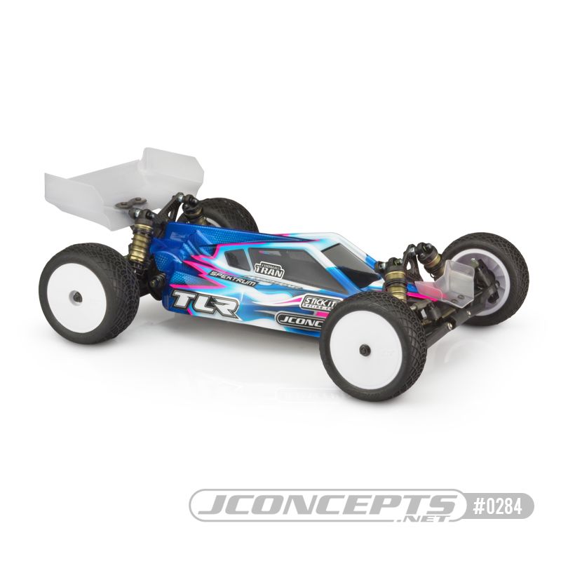 JConcepts P2 - TLR 22 5.0 Elite body w/ S-Type wing - Click Image to Close