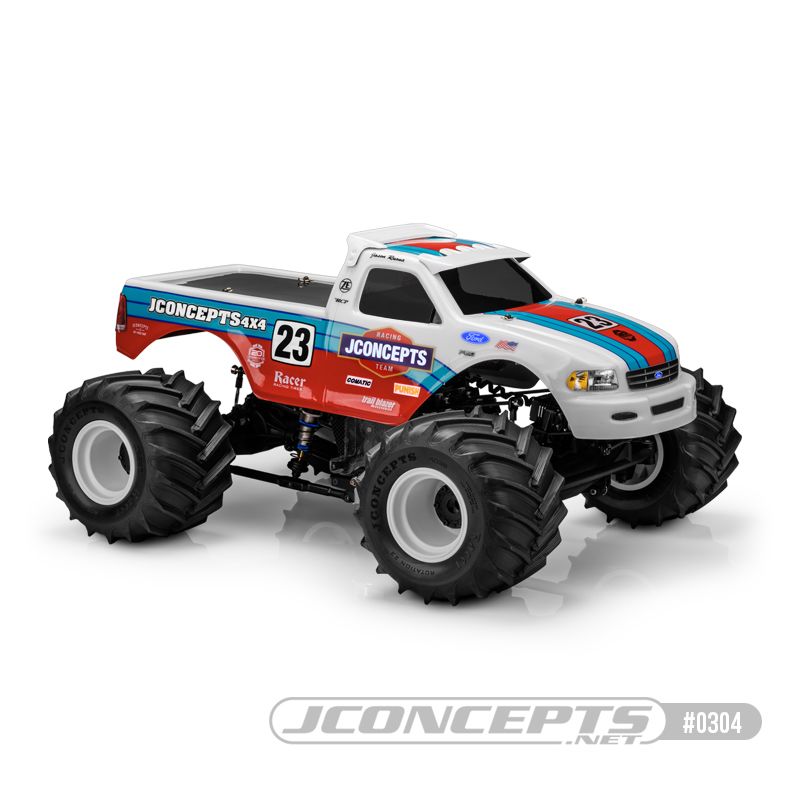 JConcepts 1997 Ford F-150 MT Body with Racerback and Visor