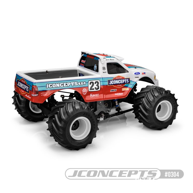 JConcepts 1997 Ford F-150 MT Body with Racerback and Visor