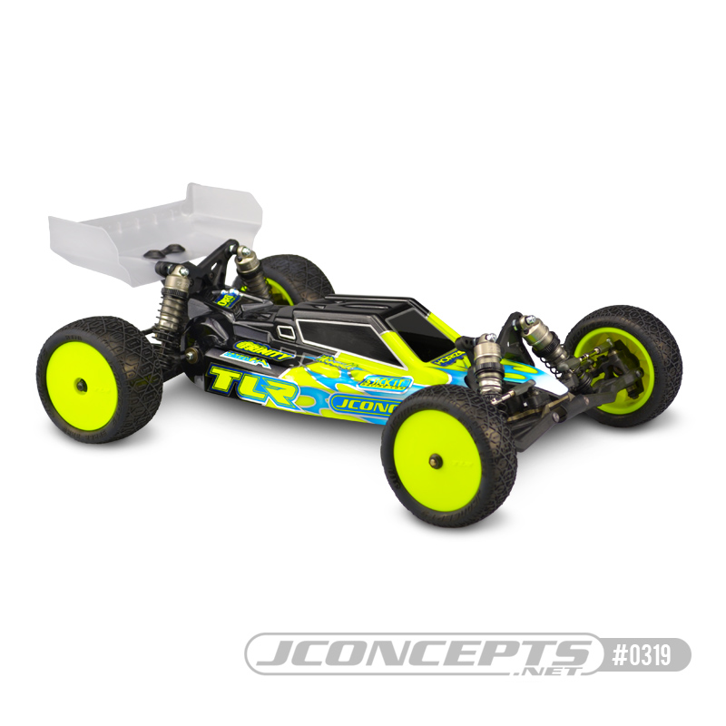 JConcepts JCO0318 TLR 22 4.0 "S2" Buggy Body w/Aero Wing Clear