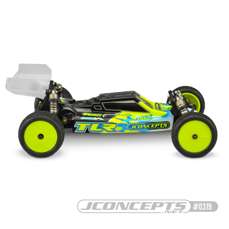 JConcepts F2 - TLR 22 4.0 body w/ Aero S-Type wing - Click Image to Close
