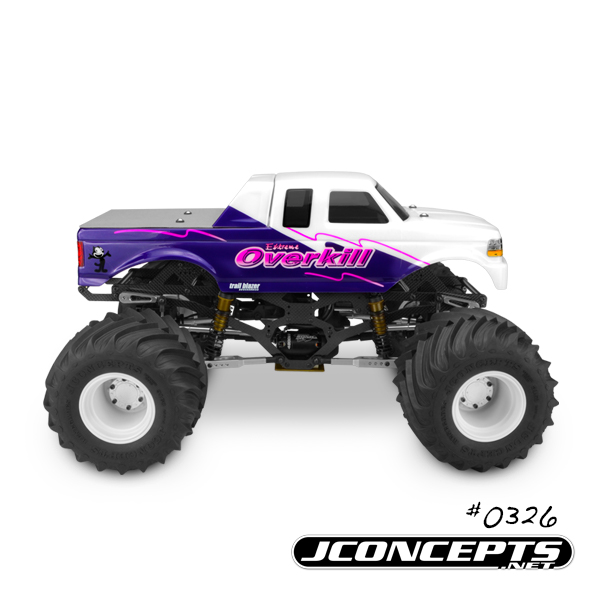 JConcepts 1993 Ford F-250 super cab monster truck body - Click Image to Close