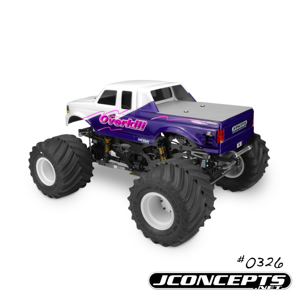 JConcepts 1993 Ford F-250 super cab monster truck body - Click Image to Close