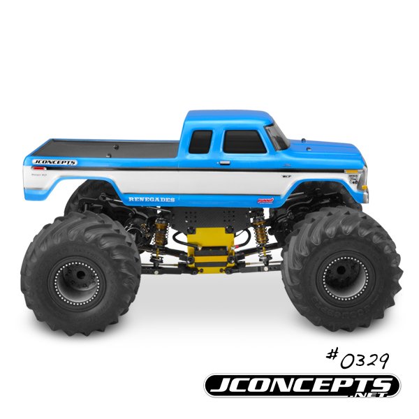 JConcepts 1979 Ford F-250 SuperCab Monster Truck Body w/Bumpers