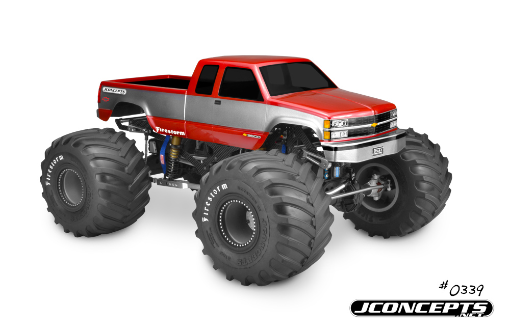 JConcepts 1988 Chevy Silverado Extended Cab, MT Body - Click Image to Close