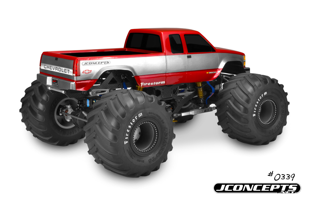 JConcepts 1988 Chevy Silverado Extended Cab, MT Body - Click Image to Close