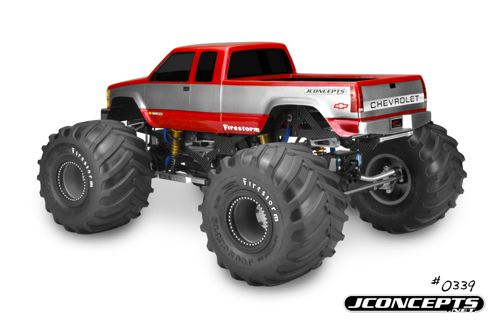JConcepts 1988 Chevy Silverado Extended Cab, MT Body - Click Image to Close