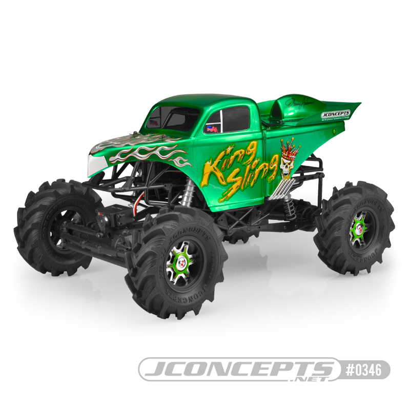 JConcepts King Sling - Mega Truck body w/ scoop & spoiler - Click Image to Close