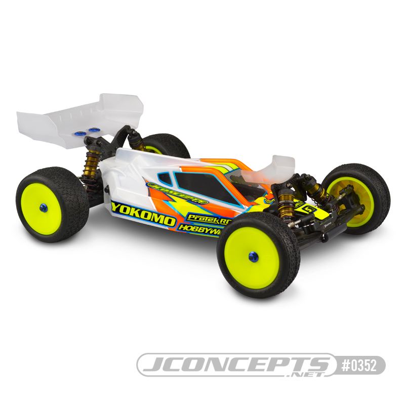 JConcepts P2 - Yokomo YZ2-DTM High-Speed body w/ S-Type wing (2017 IFMAR Worlds body)