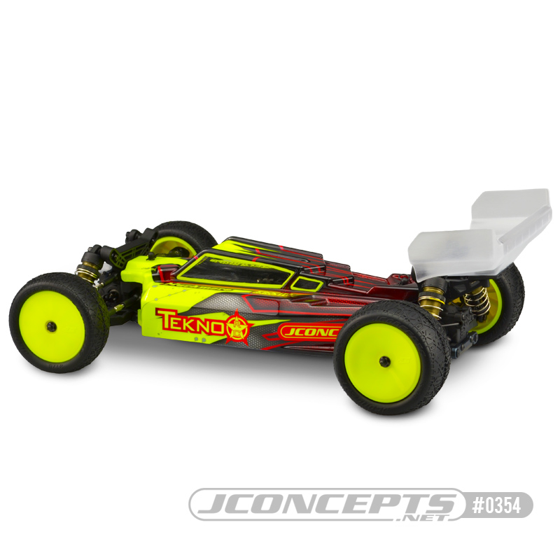 JConcepts F2 - Tekno EB410 body w/Aero S-type wing - Click Image to Close