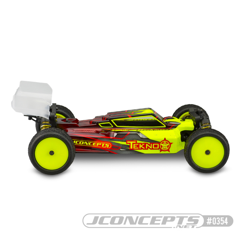 JConcepts F2 - Tekno EB410 body w/Aero S-type wing - Click Image to Close