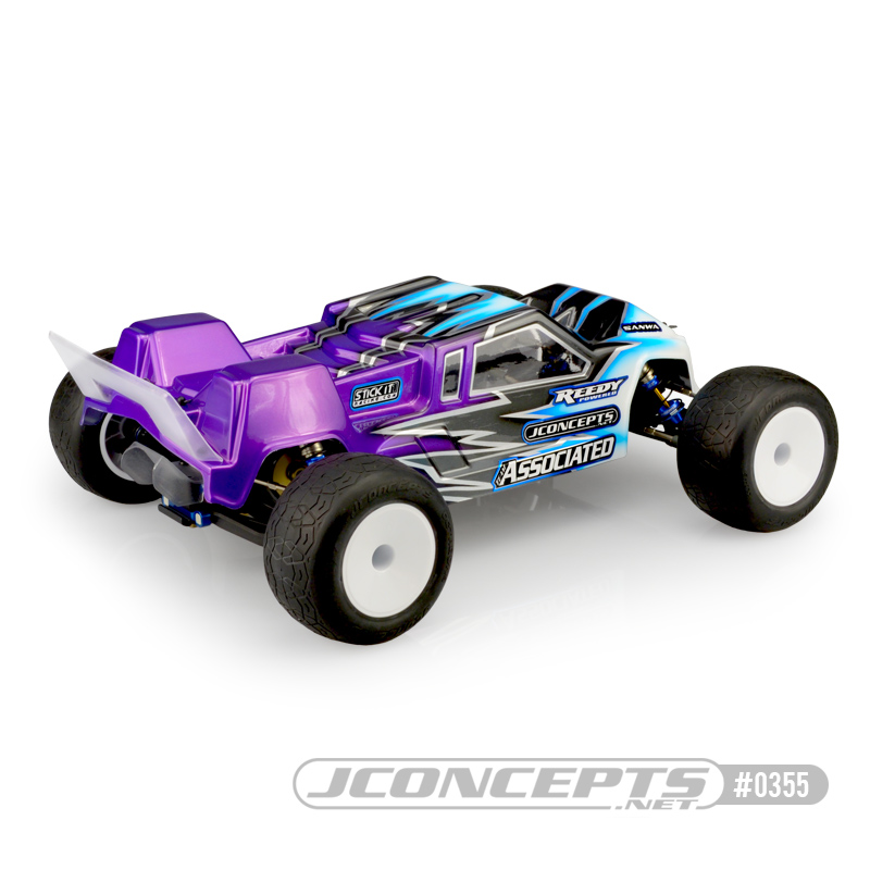 JConcepts F2 - T6.4 Finnisher body w/ rear spoiler - Click Image to Close