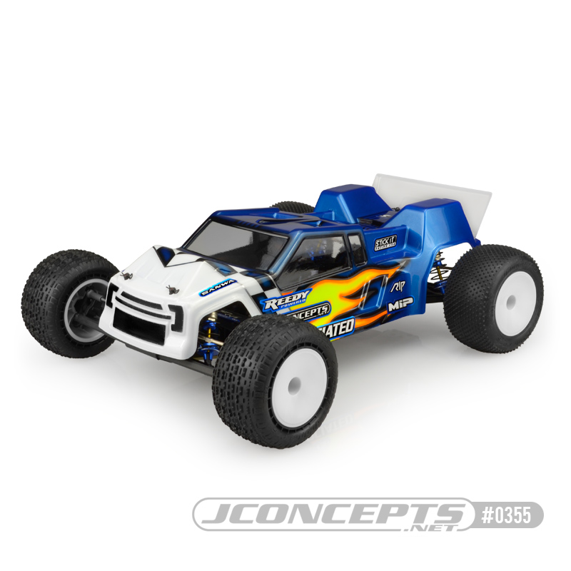 JConcepts F2 - T6.4 Finnisher body w/ rear spoiler - Click Image to Close