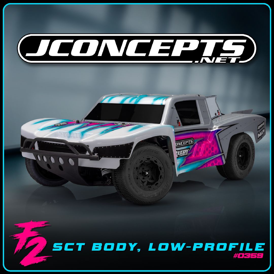 JConcepts F2 - SCT Body Low-Profile Height (Fits-Slash, AE, TLR) - Click Image to Close