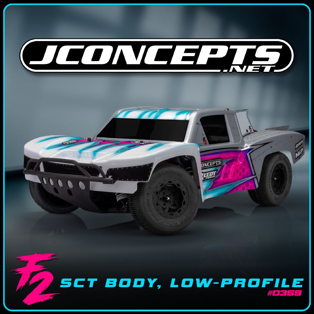 JConcepts F2 - SCT Body Low-Profile Height (Fits-Slash, AE, TLR)