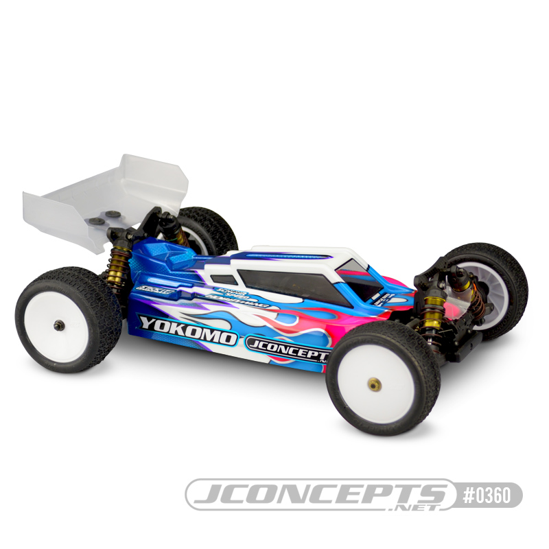 JConcepts F2 - Yokomo YZ4-SF body w/ Aero S-Type wing - (Fits - Yokomo YZ4-SF)