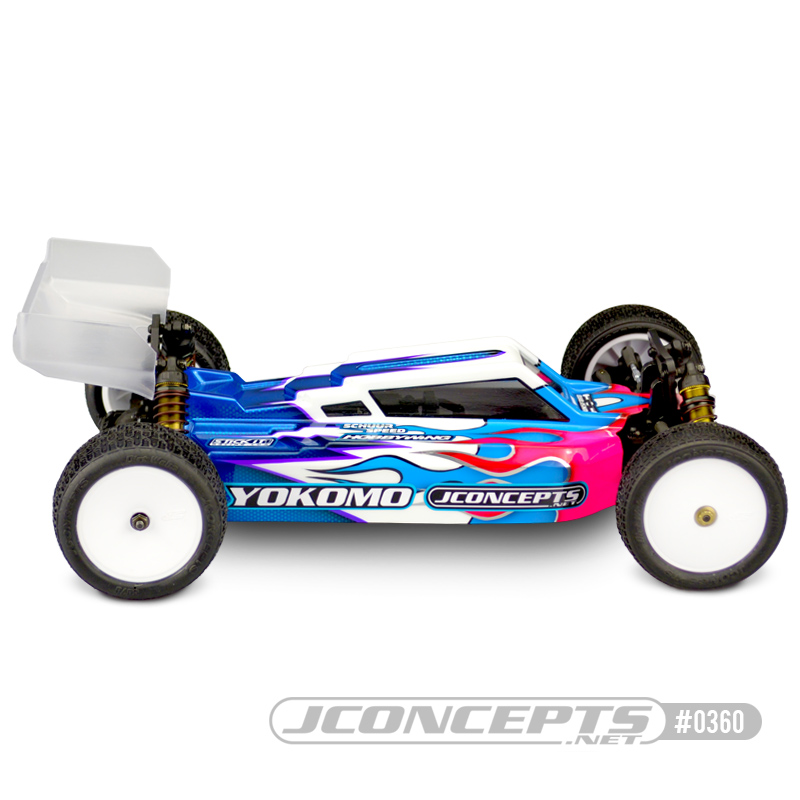 JConcepts F2 - Yokomo YZ4-SF body w/ Aero S-Type wing, light-weight - (Fits - Yokomo YZ4-SF)