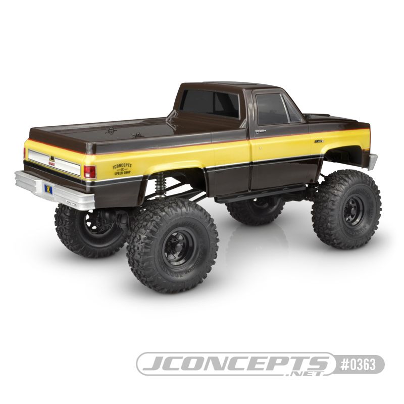 JConcepts 1982 GMC K10 body (Fits - Traxxas TRX-4, Axial, 12.3" - Click Image to Close