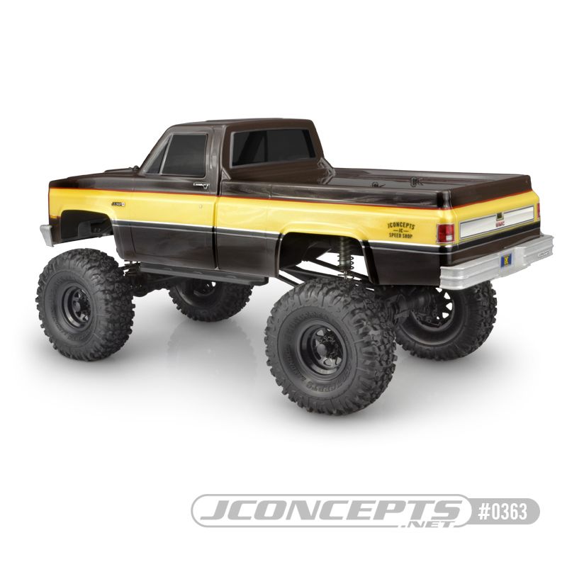 JConcepts 1982 GMC K10 body (Fits - Traxxas TRX-4, Axial, 12.3" - Click Image to Close