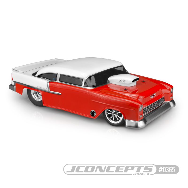 JConcepts 1955 Chevy Bel Air, Drag Eliminator body (Fits - Custom SCT chassis, 10.75