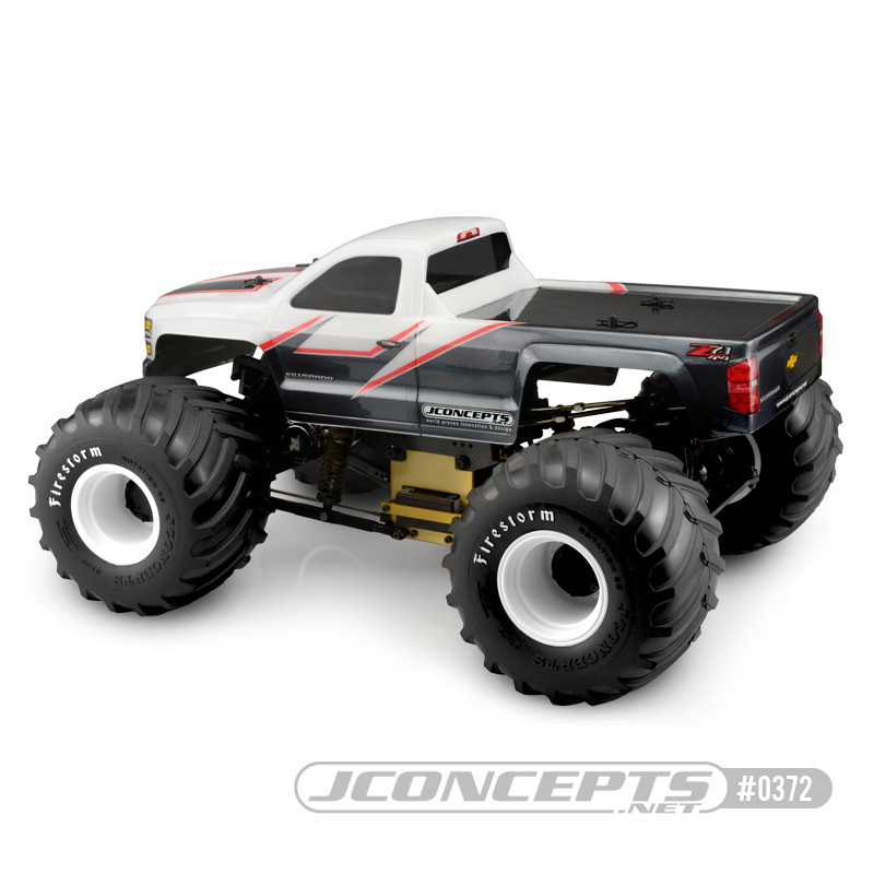 JConcepts 2014 Chevy 1500 MT single cab body - Click Image to Close