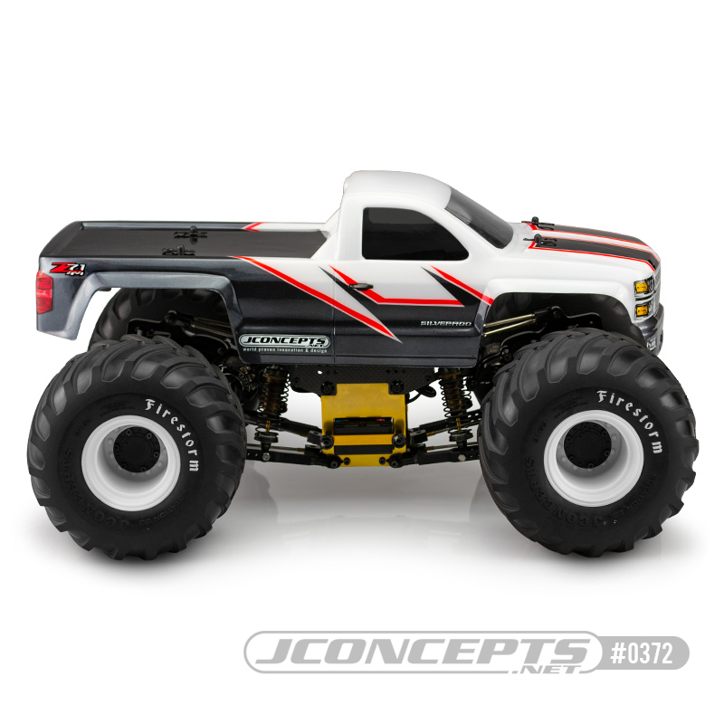JConcepts 2014 Chevy 1500 MT single cab body - Click Image to Close