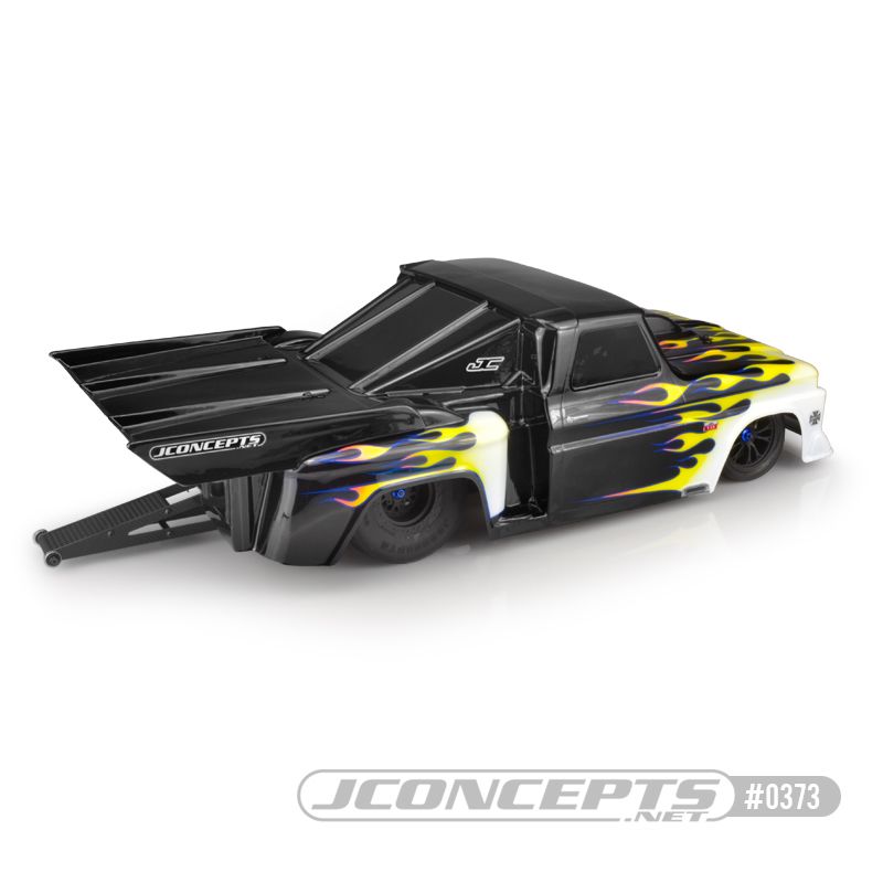 JConcepts 1966 Chevy C10 step-side w/ ultra rear wing (Fits - 1 - Click Image to Close