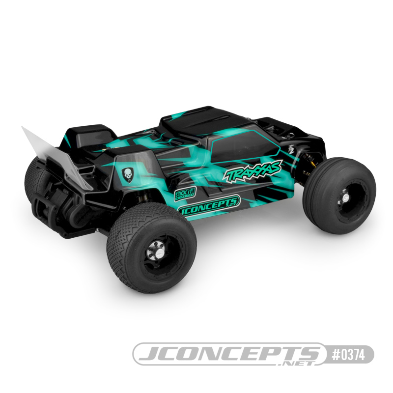 JConcepts F2 - Rustler VXL body w/ rear spoiler