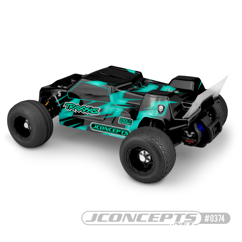 JConcepts F2 - Rustler VXL body w/ rear spoiler