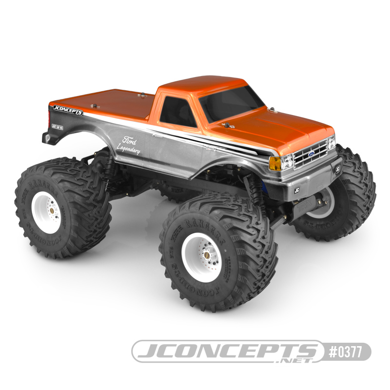 JConcepts 1989 Ford F-250 Traxxas Stampede body w/racerback - Click Image to Close