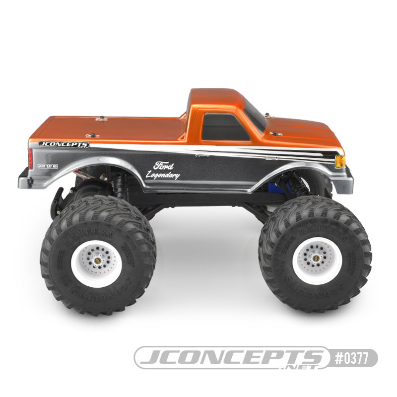 JConcepts 1989 Ford F-250 Traxxas Stampede body w/racerback - Click Image to Close