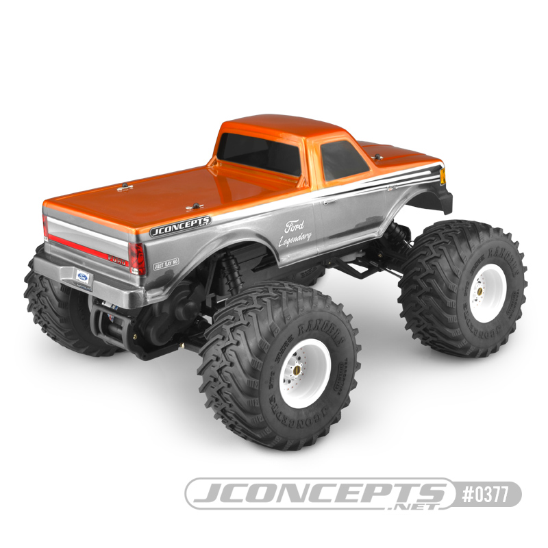 JConcepts 1989 Ford F-250 Traxxas Stampede body w/racerback