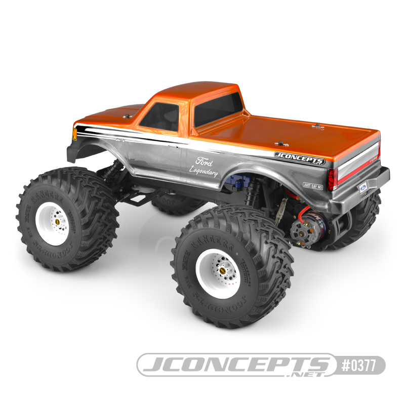 JConcepts 1989 Ford F-250 Traxxas Stampede body w/racerback