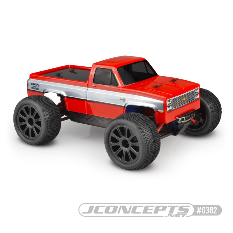 JConcepts 1982 GMC K10 Traxxas 1/16th E-Revo body (Requires TRA7215)